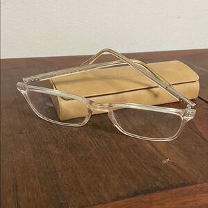 Clear Rectangular Glasses (to use the frame)